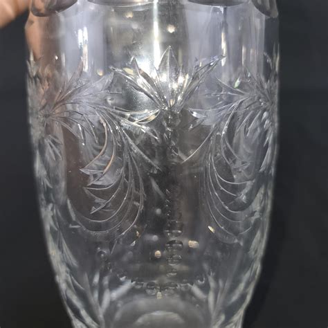 Abp Cut Glass Vase 1900 20