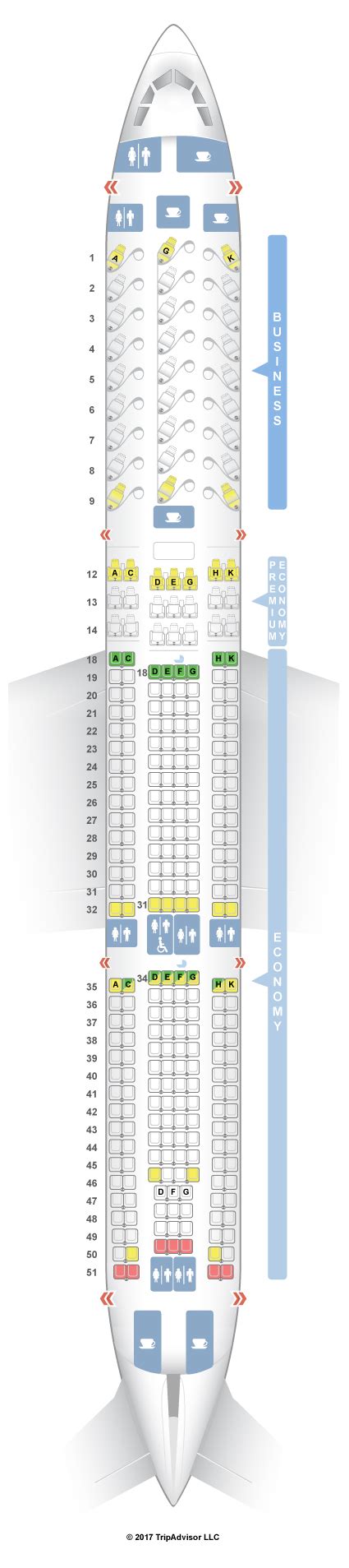 A330 300 Seat Map Korean Air Alter Playground