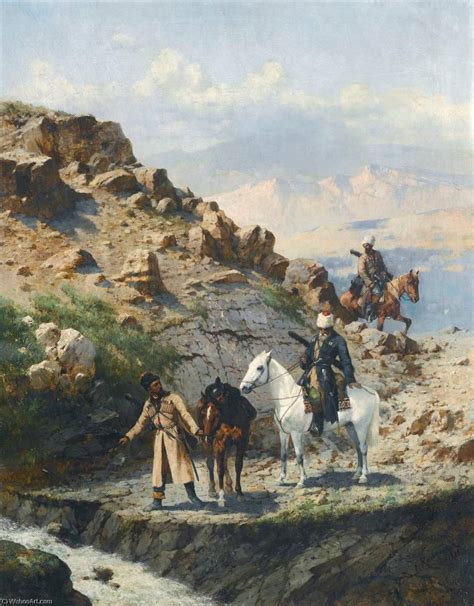 R Plique De Peinture Dans Le Caucase De Franz Alexeevich Roubaud