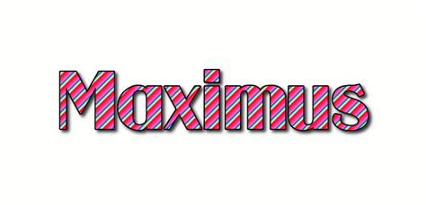 Maximus Лого Бесплатный инструмент для дизайна имени от Flaming Text