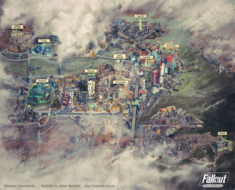 Fallout 4 Downtown Bostom 2d Map Wasteland Warfare By Damien