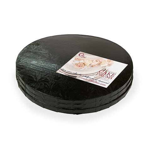 Cake Drums Round 12 Inches Black Sturdy 12 Inch Thick Fully