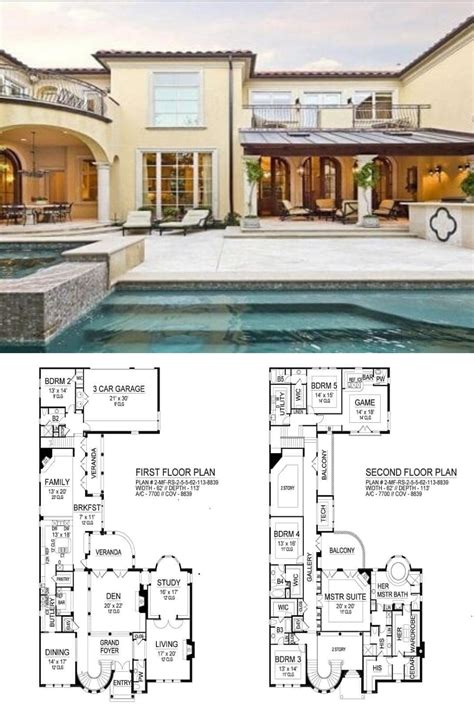 Hollywood Hills House Floor Plan Floorplansclick
