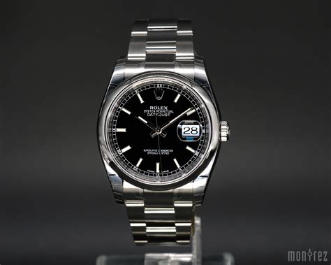Brand New Watch Rolex Datejust 36mm 116200 Black Index Dial Oyster