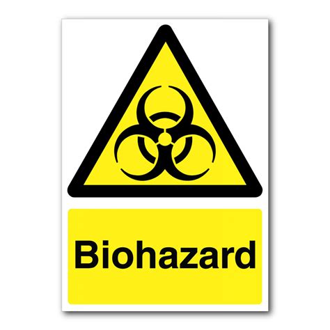 Safety Signs - Hazard Signs - Biohazard Sign