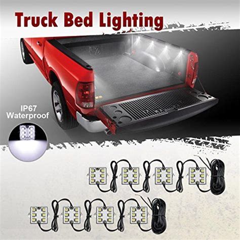 Having proper led truck bed lights will eliminate the need for a separate portable work light. Partsam Universal 8pcs Truck Bed LED Lighting strip Kit ...
