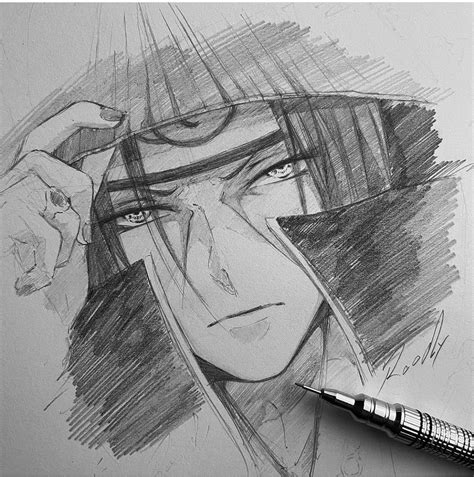 Itachi By Siksketch 🔥🔥 This Style Is Amazing⠀💥⠀⠀⠀⠀⠀⠀⠀⠀⠀⠀ Are You An