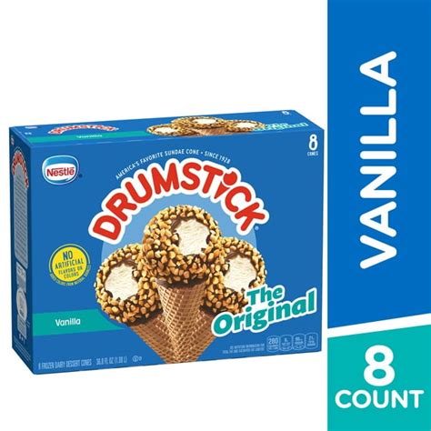 Drumstick Original Vanilla Sundae Cones 8 Count