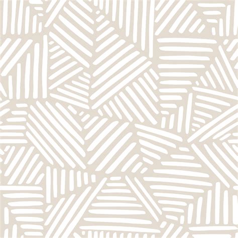 Aesthetic Contemporary Printable Seamless Pattern With Abstract Minimal Elegant Line Brush