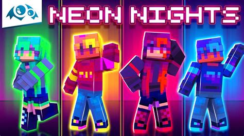 Neon Nights By Monster Egg Studios Minecraft Skin Pack Minecraft