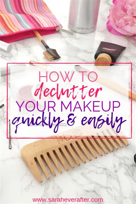 Maybe you would like to learn more about one of these? How to Declutter Your Makeup and Beauty Products - Sarah Ever After | Declutter, Makeup yourself ...