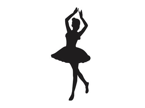 silhouette di un balletto danza donna 22599204 png