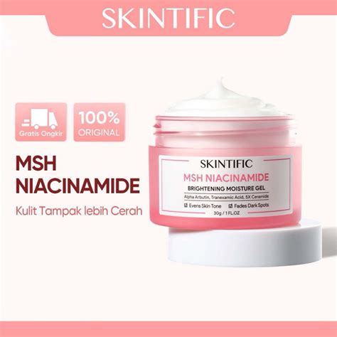 Jual Skintific Msh Niacinamide Brightening Moisture Gel 30g Shopee Indonesia