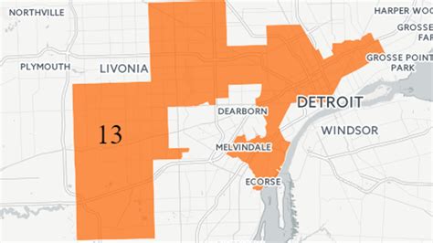 Know Your Congressional District Michigans 13th Wdet