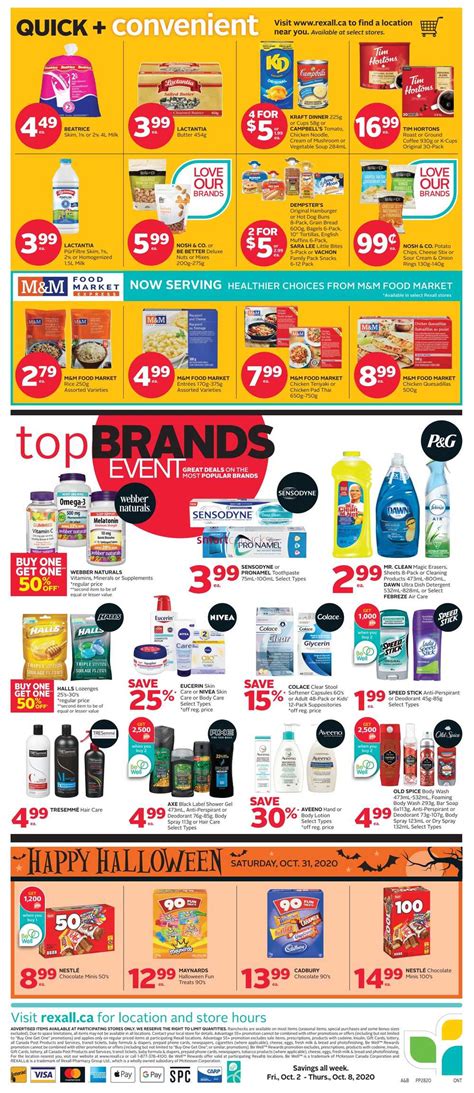 Rexall On Flyer October 2 To 8