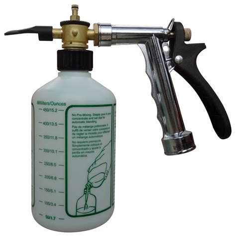 A hose end sprayer can help provide water for your plants along with other liquid solutions they need such as pesticides and herbicides. Landscapers Select GM244 Fertilizer And Insecticide Hose ...