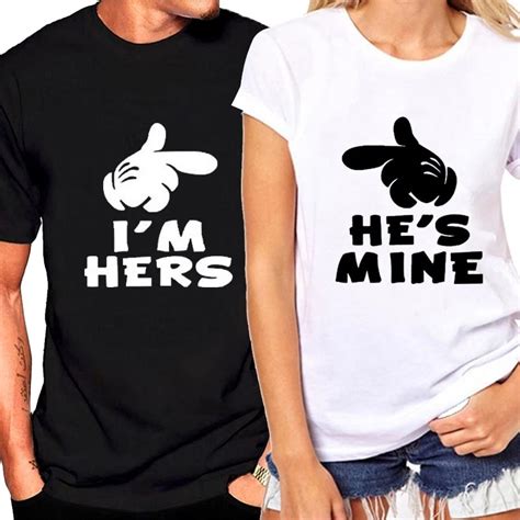 Im Hers And Hes Mine T Shirt Matching Couple Shirts Matching