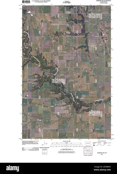 Map Of Edinburg North Dakota Cut Out Stock Images And Pictures Alamy