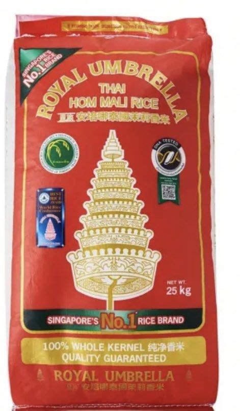 Royal Umbrella Thai Hom Mali Rice Food And Drinks Rice And Noodles On