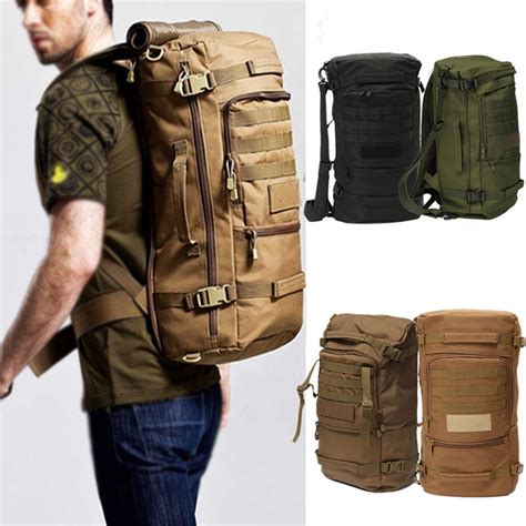 50l Miltifunction Outdoor Military Tactical Army Camping Hiking Backpack Rucksack Daypack