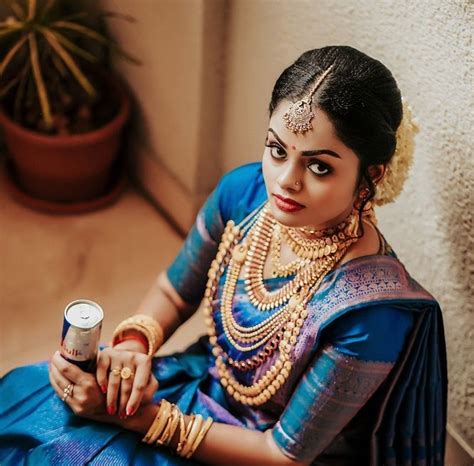 10 Beautiful Peacock Blue Bridal Saree From Across India