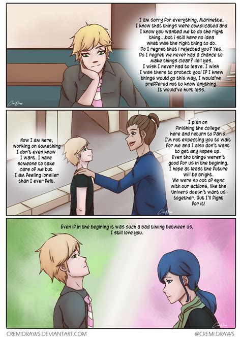 Bad Timing Page 50 End Miraculous Ladybug Comic By Cremidraws On