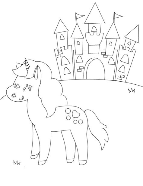 Here we have a collection of unicorn coloring pages. 5 Printable Unicorn Coloring Pages