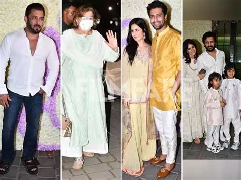 Salman Khan Vicky Kaushal Katrina Kaif And Others Get Clicked At Ganesh Chaturthi See Pics