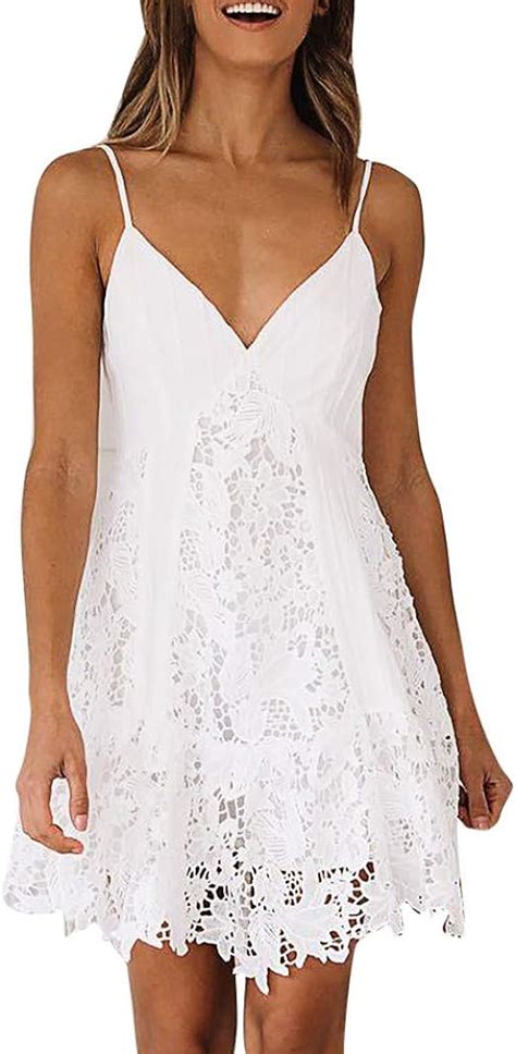 Flowy White Sundress Fashion Dresses