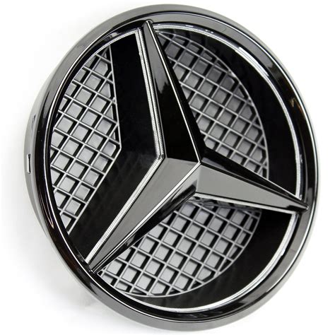 Jetstyle Led Emblem For Mercedes Benz 2011 2018 Black Edition Front