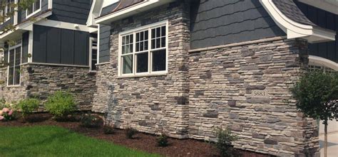 Exterior Faux Stone Panels 4x8 Home Blend Echo Ridgec2ae Black Rundle
