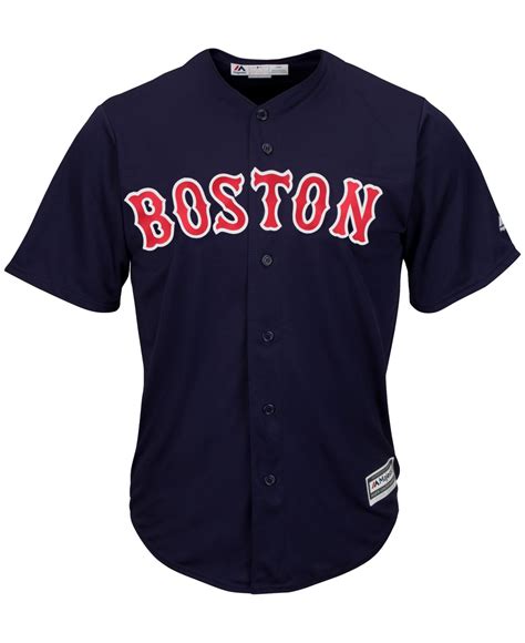 122 results for boston red sox jersey. Majestic Synthetic Boston Red Sox Replica Jersey in Navy ...