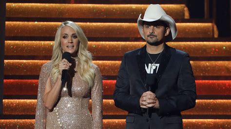 The Cmas Divides Fans With Carrie Underwood And Brad Paisleys Trump