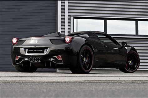 Ferrari 458 Spider Black Rims
