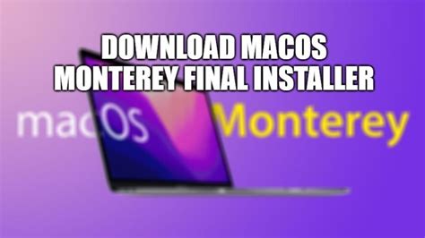 Download Macos Monterey Final Installer Direct Link