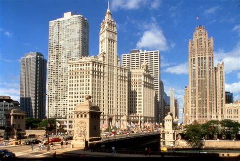 Historical City Of Chicago Buildings