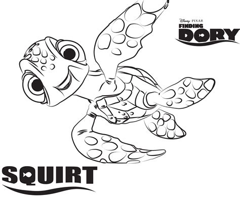 creative photo  finding nemo characters coloring pages vicomsinfo