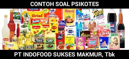 We did not find results for: Contoh Soal Psikotes PT. Indofood Sukses Makmur Tbk tahun ...