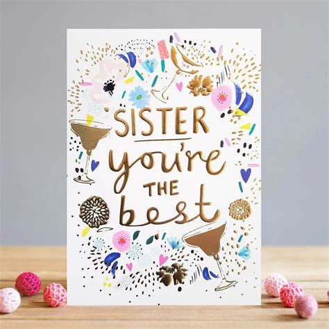 Best Birthday Greeting Cards For Sister Paper Birthday Card