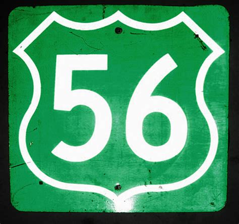 Kansas U S Highway 56 Aaroads Shield Gallery