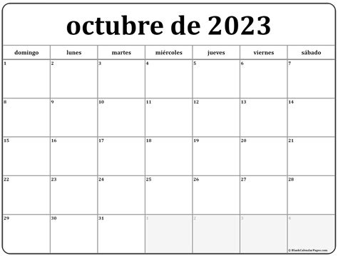 Calendario Octubre 2023 Para Imprimir Icalendario Net Kulturaupice