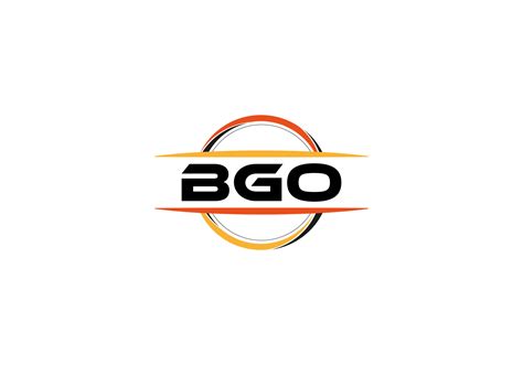 Bgo Letter Royalty Ellipse Shape Logo Bgo Brush Art Logo Bgo Logo For