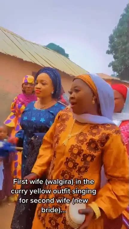 peace go dey this home reactions as first wife joyfully welcomes husband s second wife