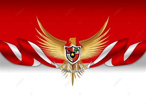 Background Latar Belakang Emas Merah Garuda Indonesia Pancasila Perayaan Independensi Patriotik