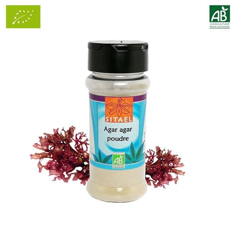 Agar Agar Poudre Bio Sitael Créateurs De Mélanges épices Herbes