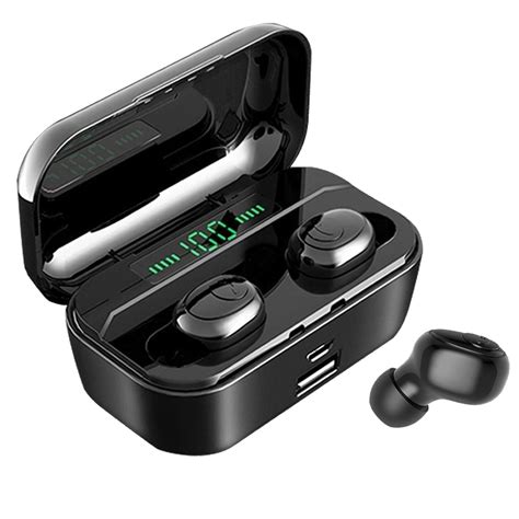 Tws True Bluetooth 50 Wireless Earbuds Hifi Stereo With Charging Case