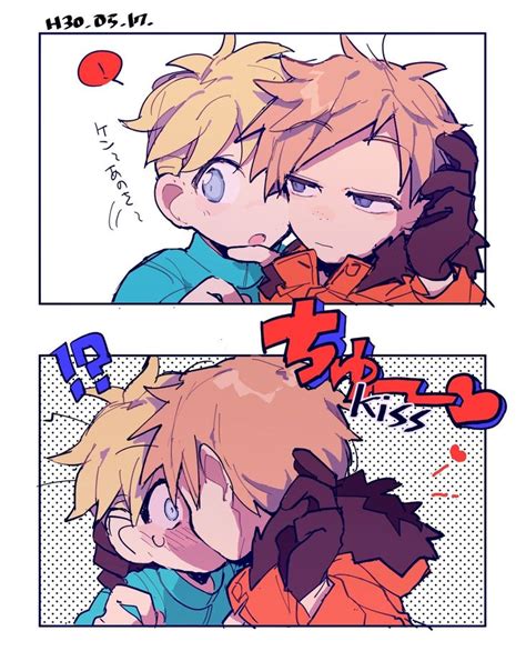 kenny x butters ~ so cute south park personajes de south park kenny de south park
