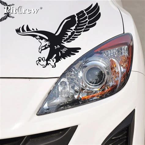 1pair 3829cm High Quality Cool Eagle Car Styling Vinyl Wall Stickers