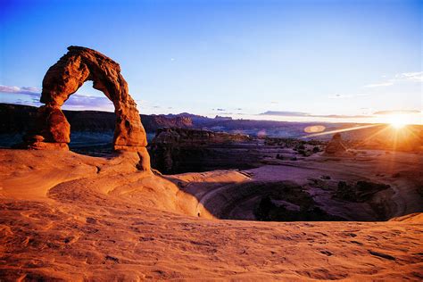 Delicate Arch At Sunset Photograph By Mike Schirf Pixels