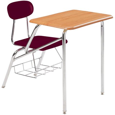 Hard Plastic Series Combo School Desk With Woodstone Top 19 Seat